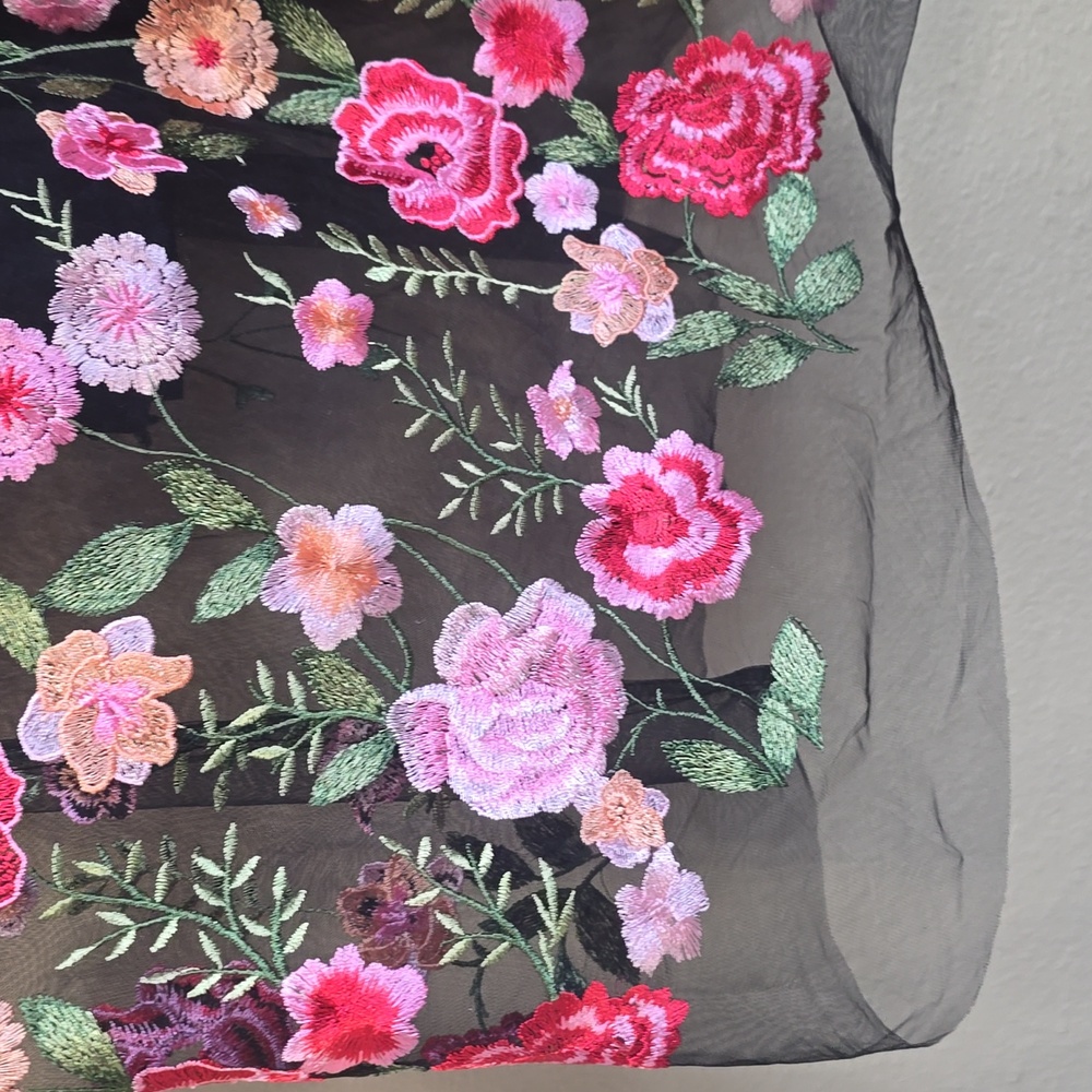 NWT Aratta Dark Rose Embroidered Skirt. Medium - Picture 9 of 14